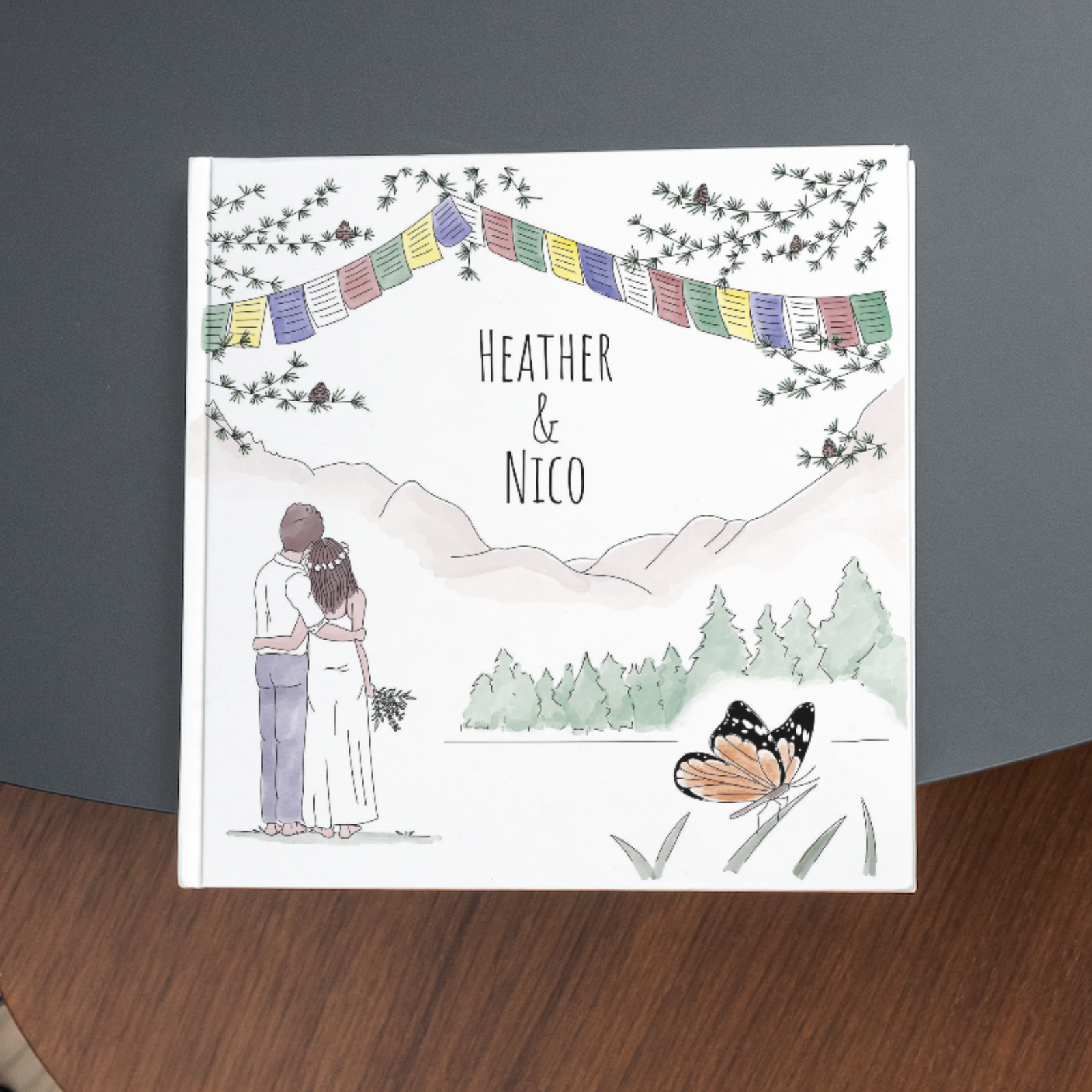 Faire-part, Mariage Heather & Nico